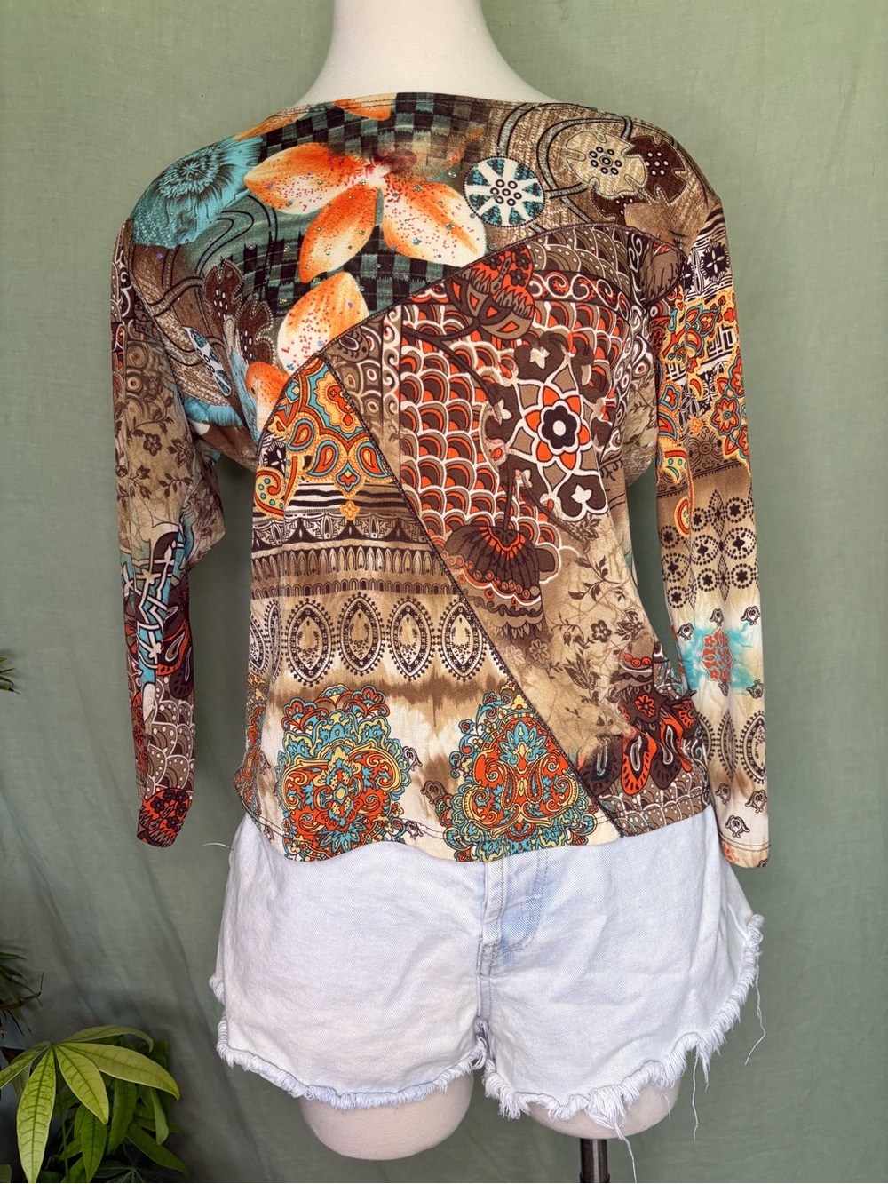 Boho Patchwork Tee #y2k